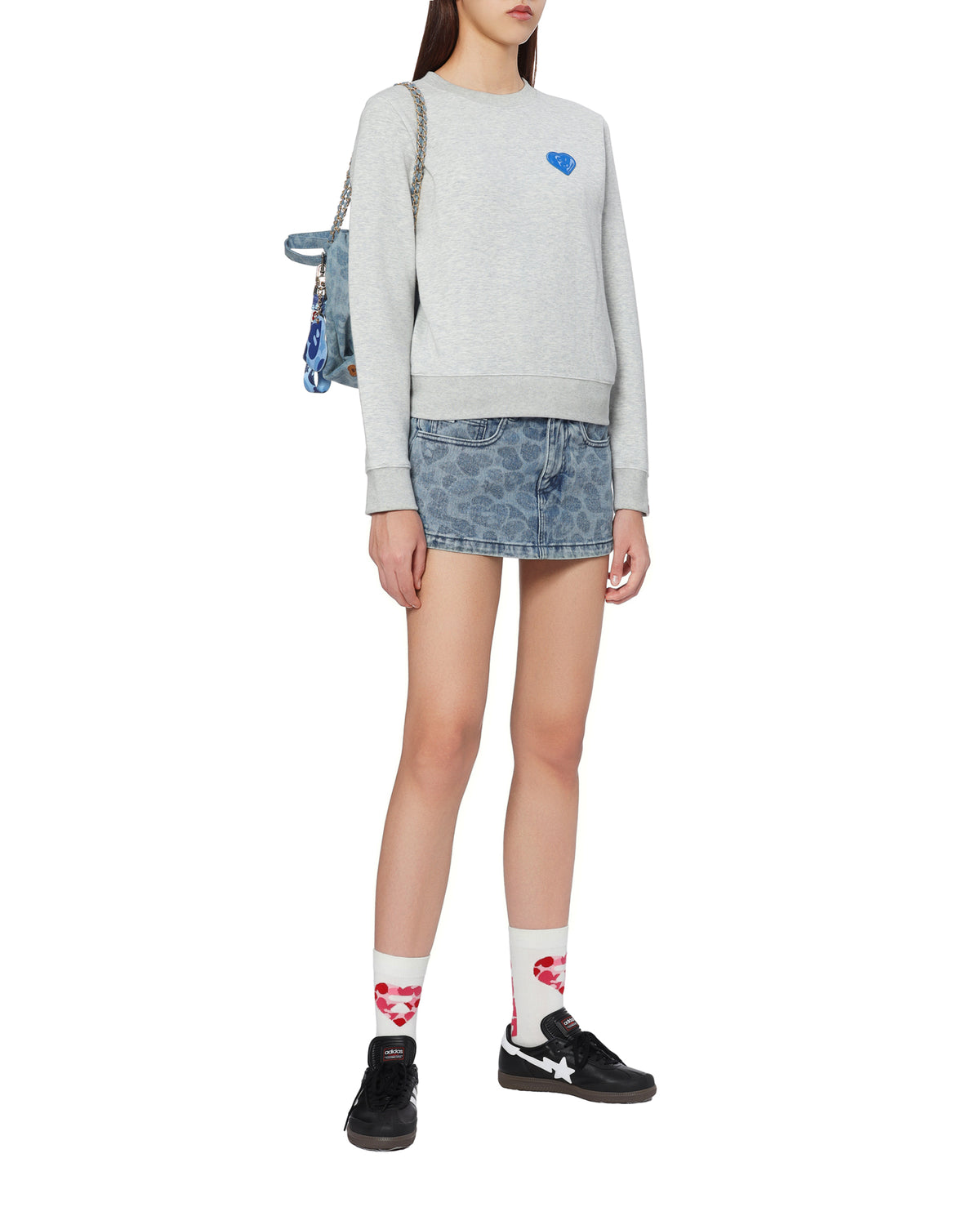 Heart logo sweatshirt