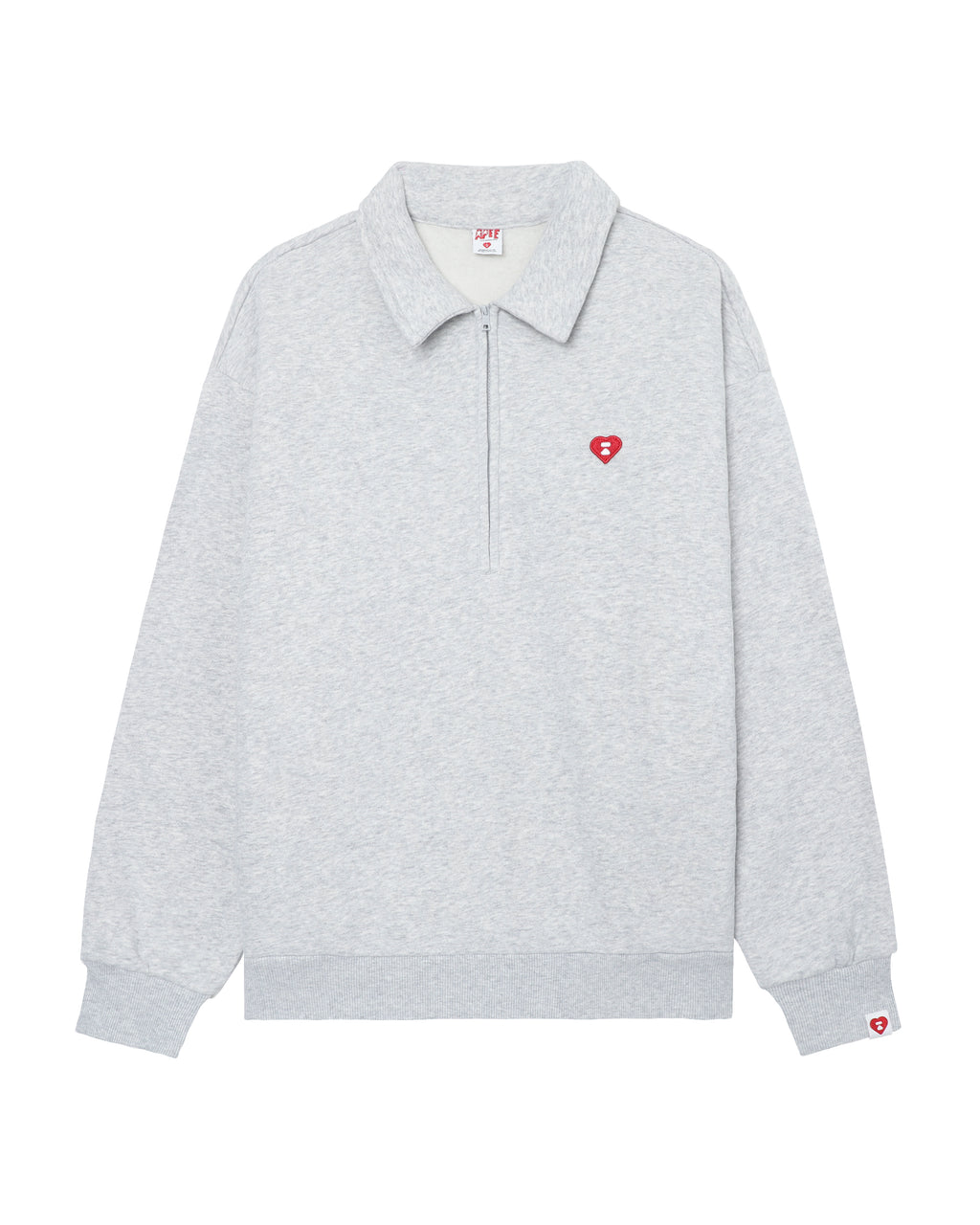 Half zip sweatshirt