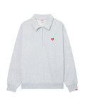 Half zip sweatshirt