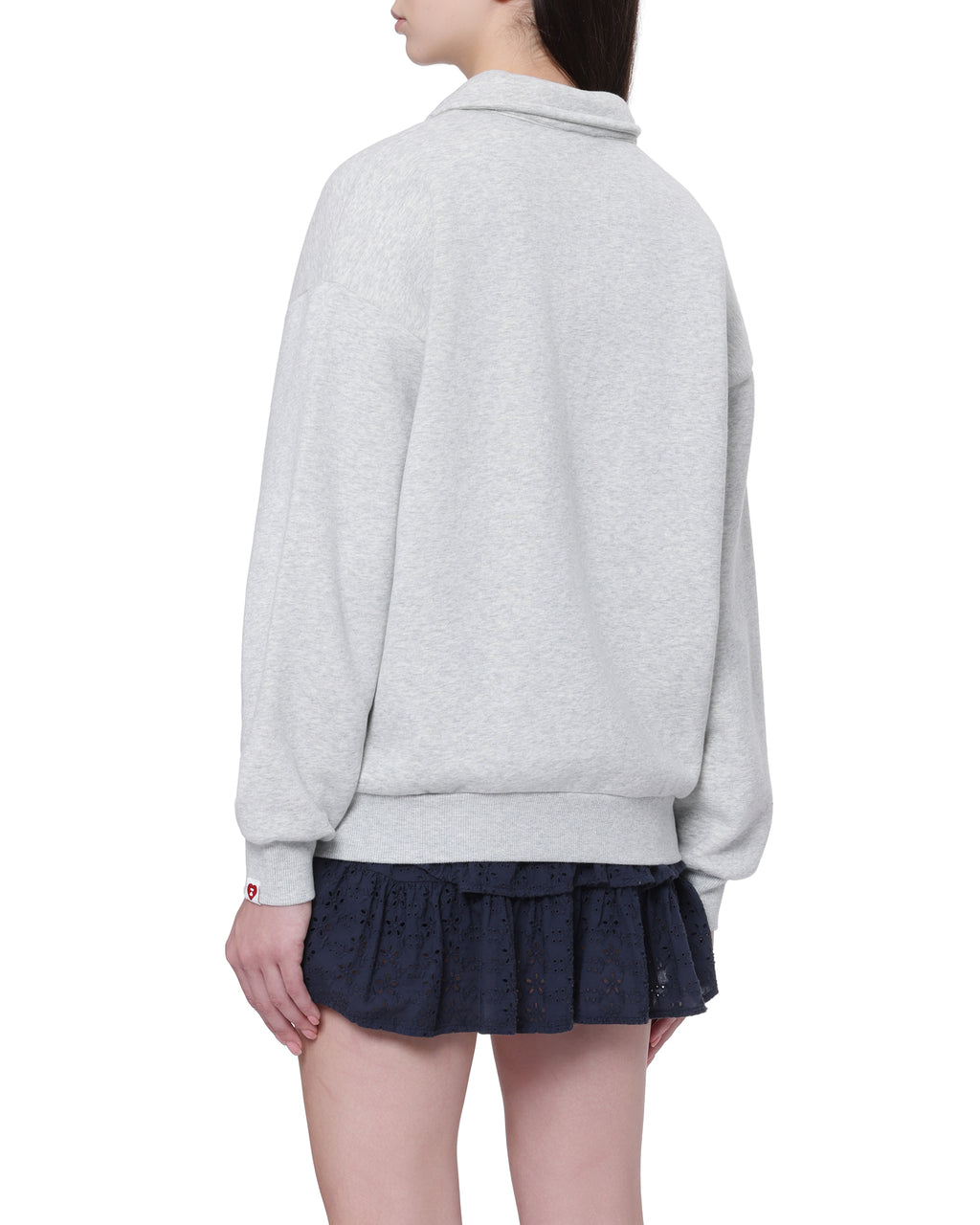 Half zip sweatshirt