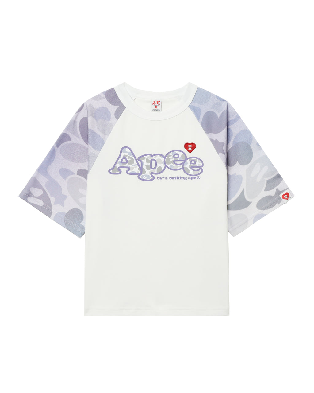 Patterned sleeves tee