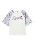 Patterned sleeves tee