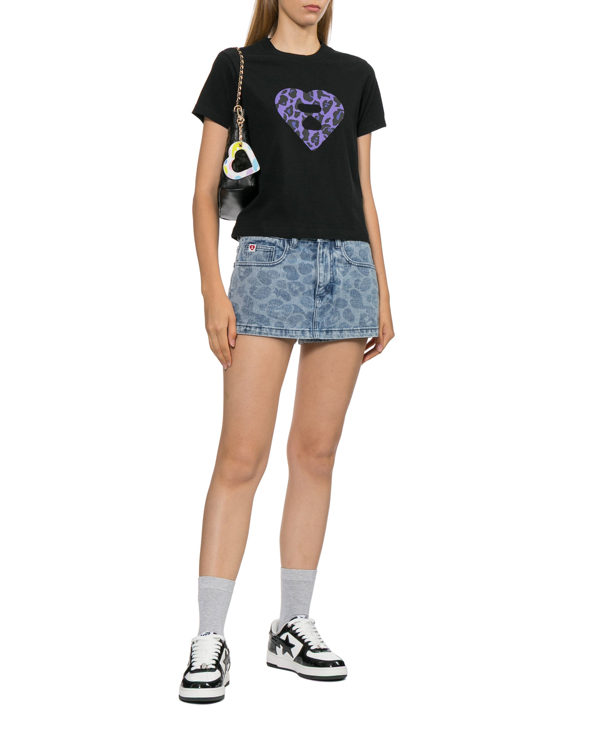 Heart moonface tee
