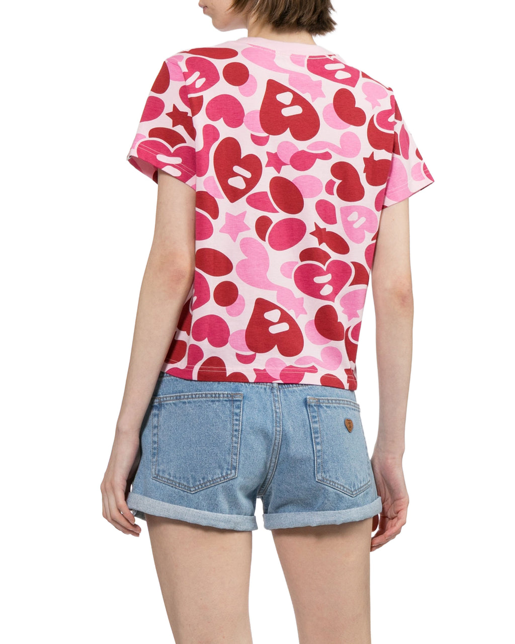 Camo print tee