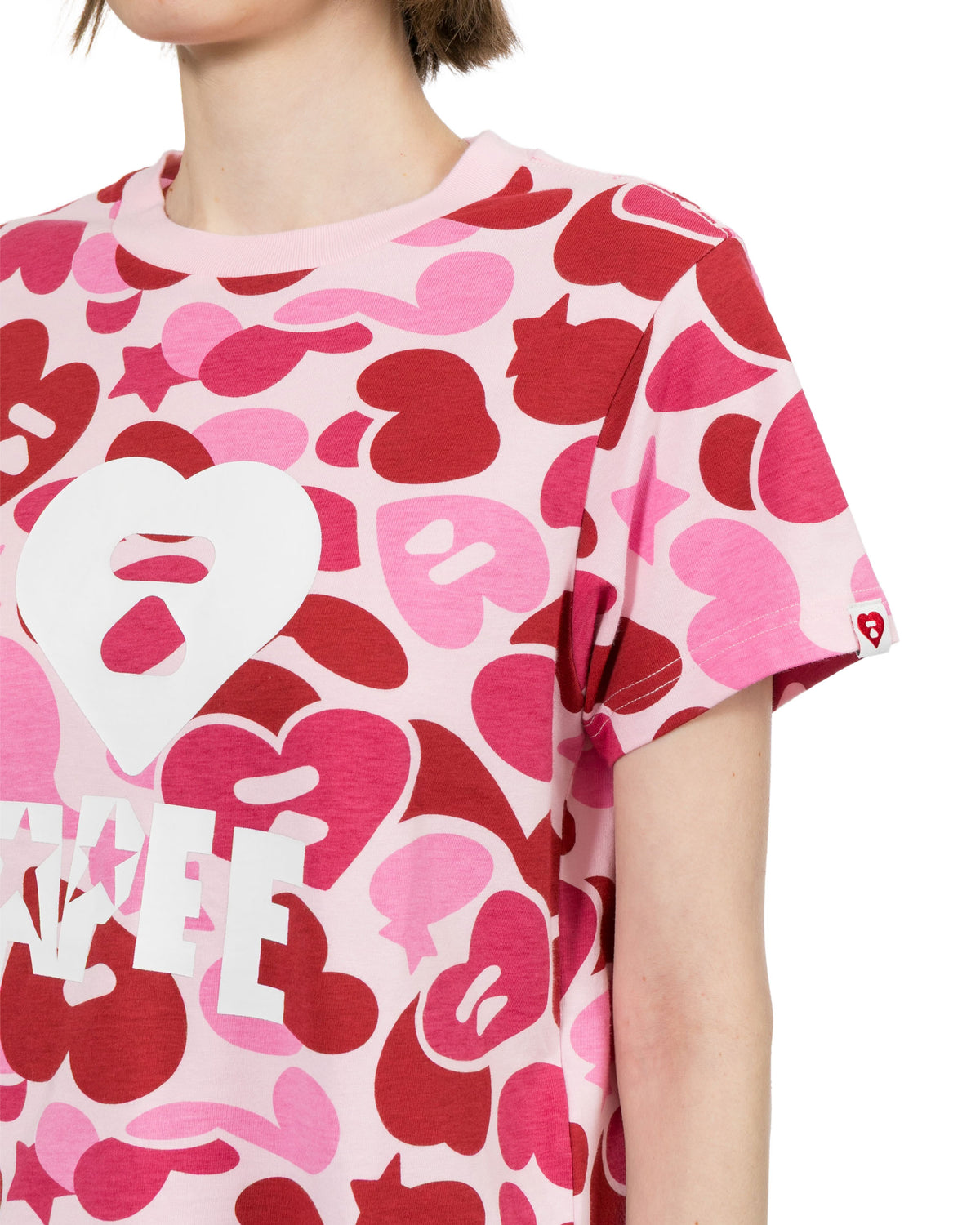 Camo print tee
