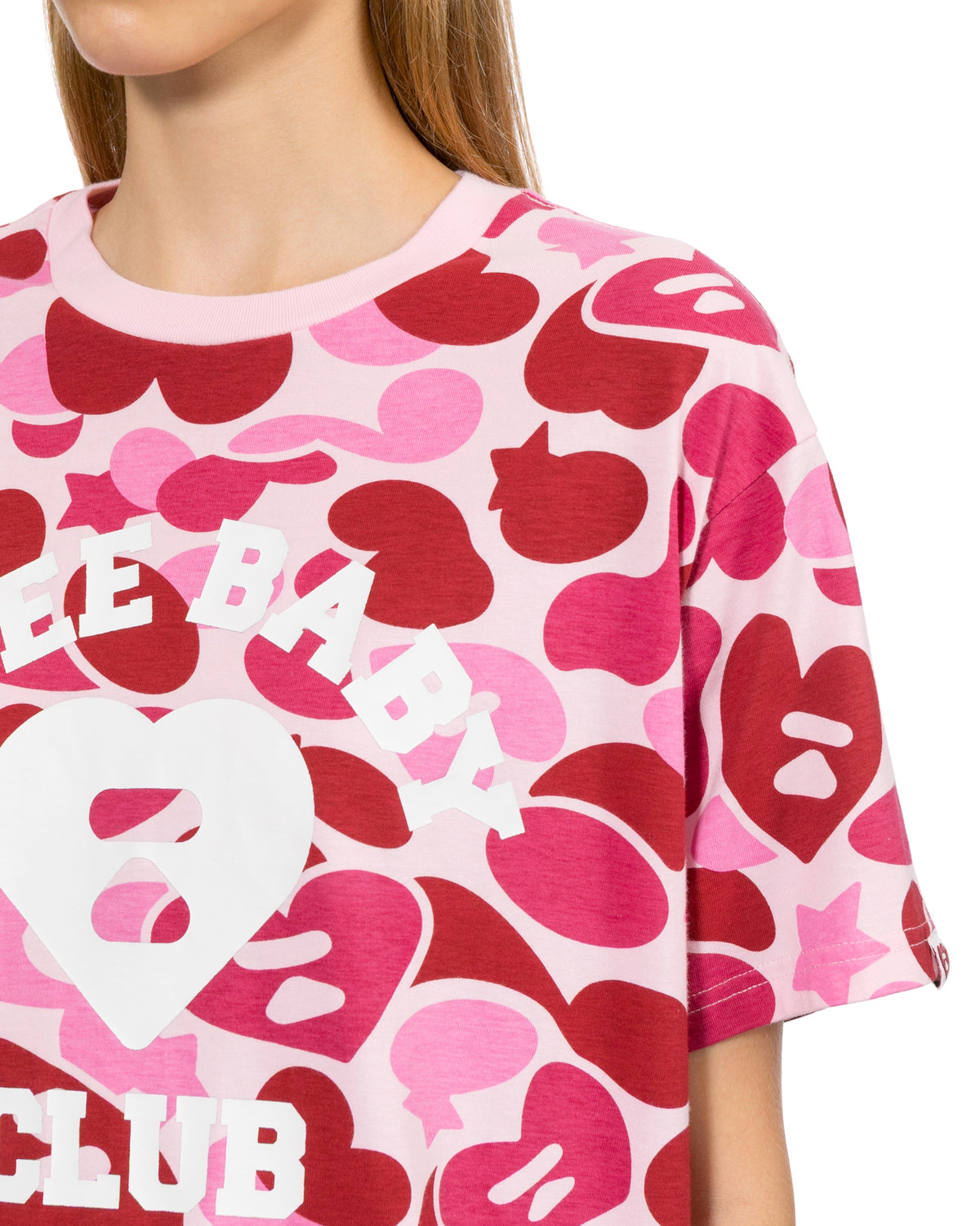 Camo pattern graphic tee