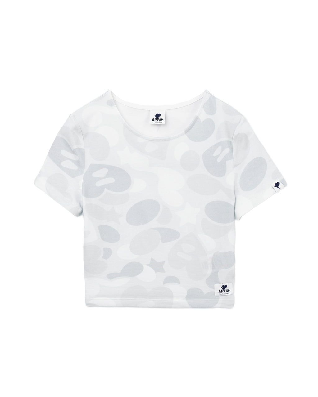 Printed crop tee