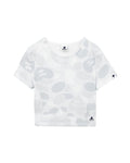 Printed crop tee