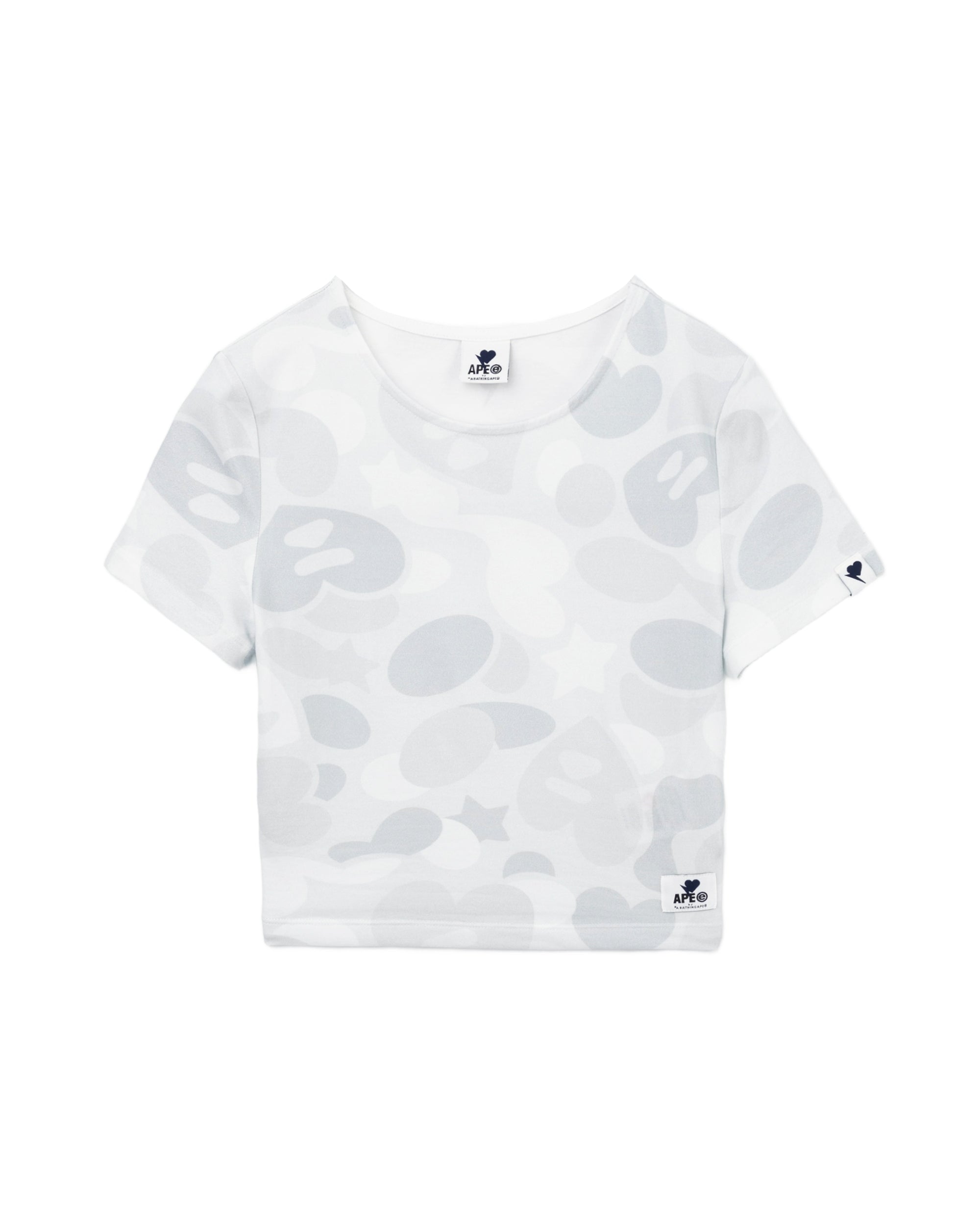 Printed crop tee