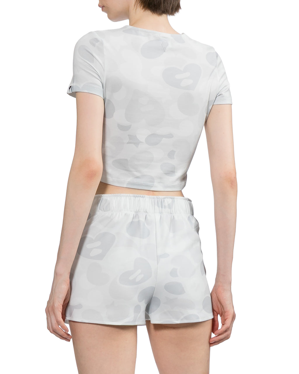 Printed crop tee