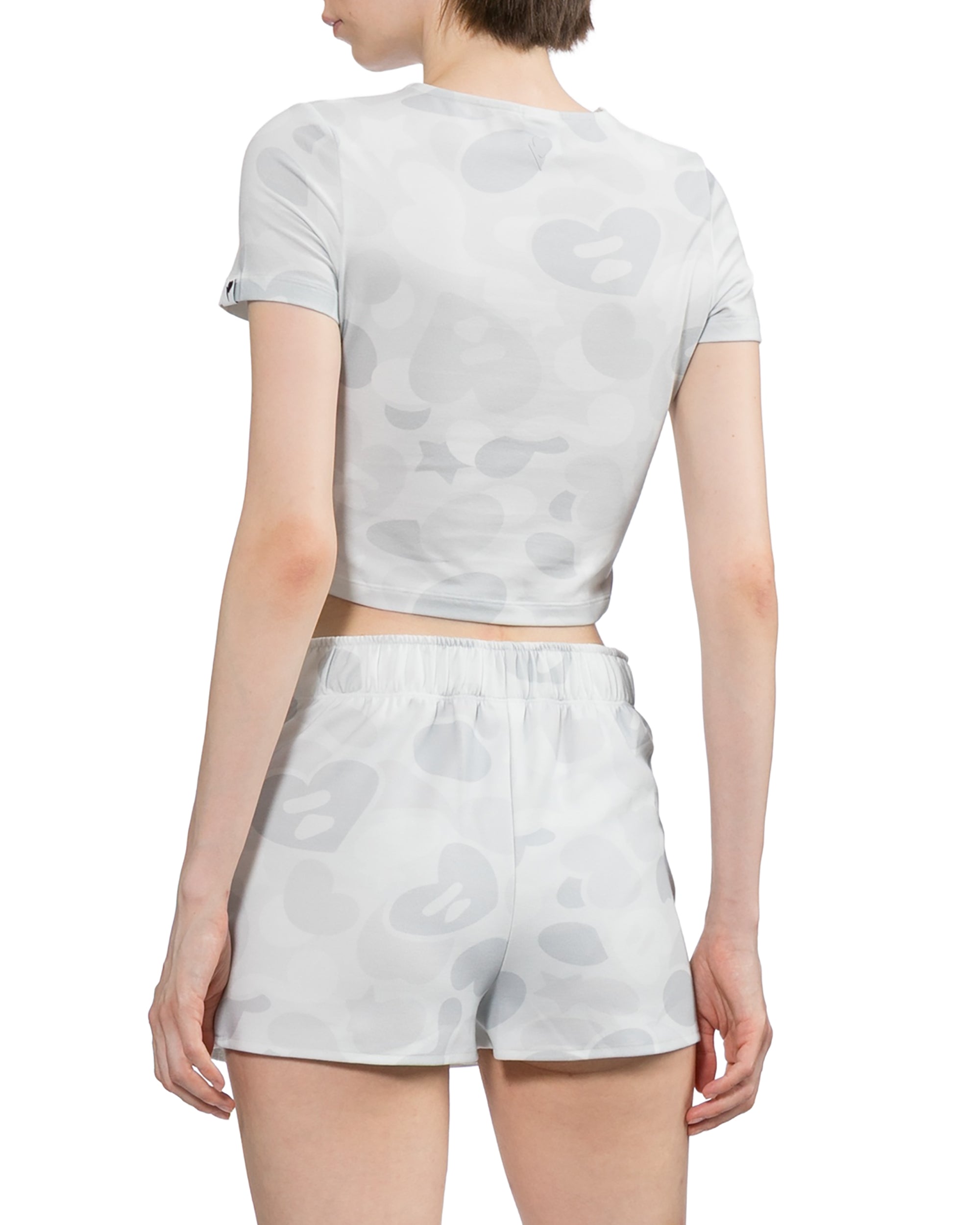 Printed crop tee