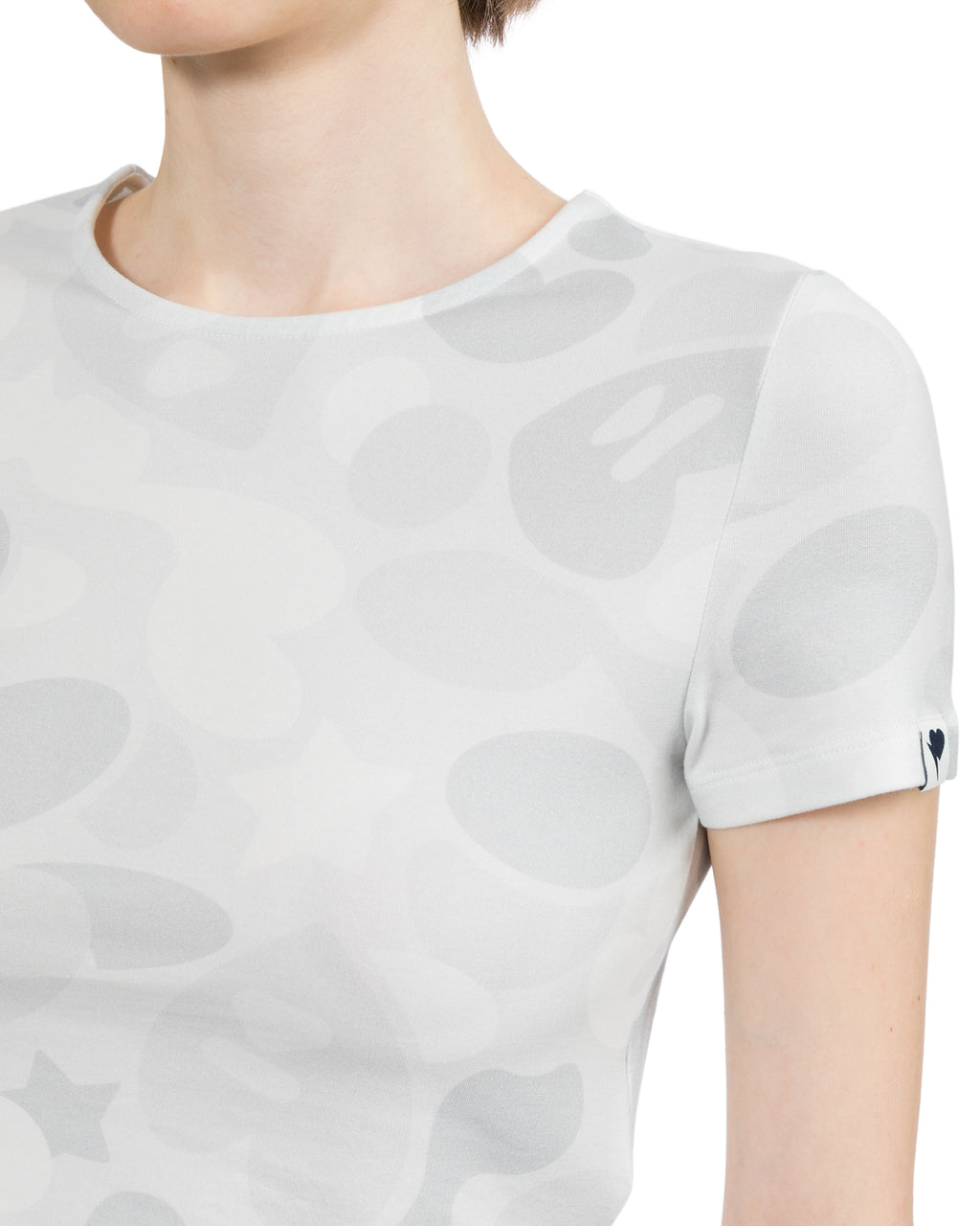 Printed crop tee