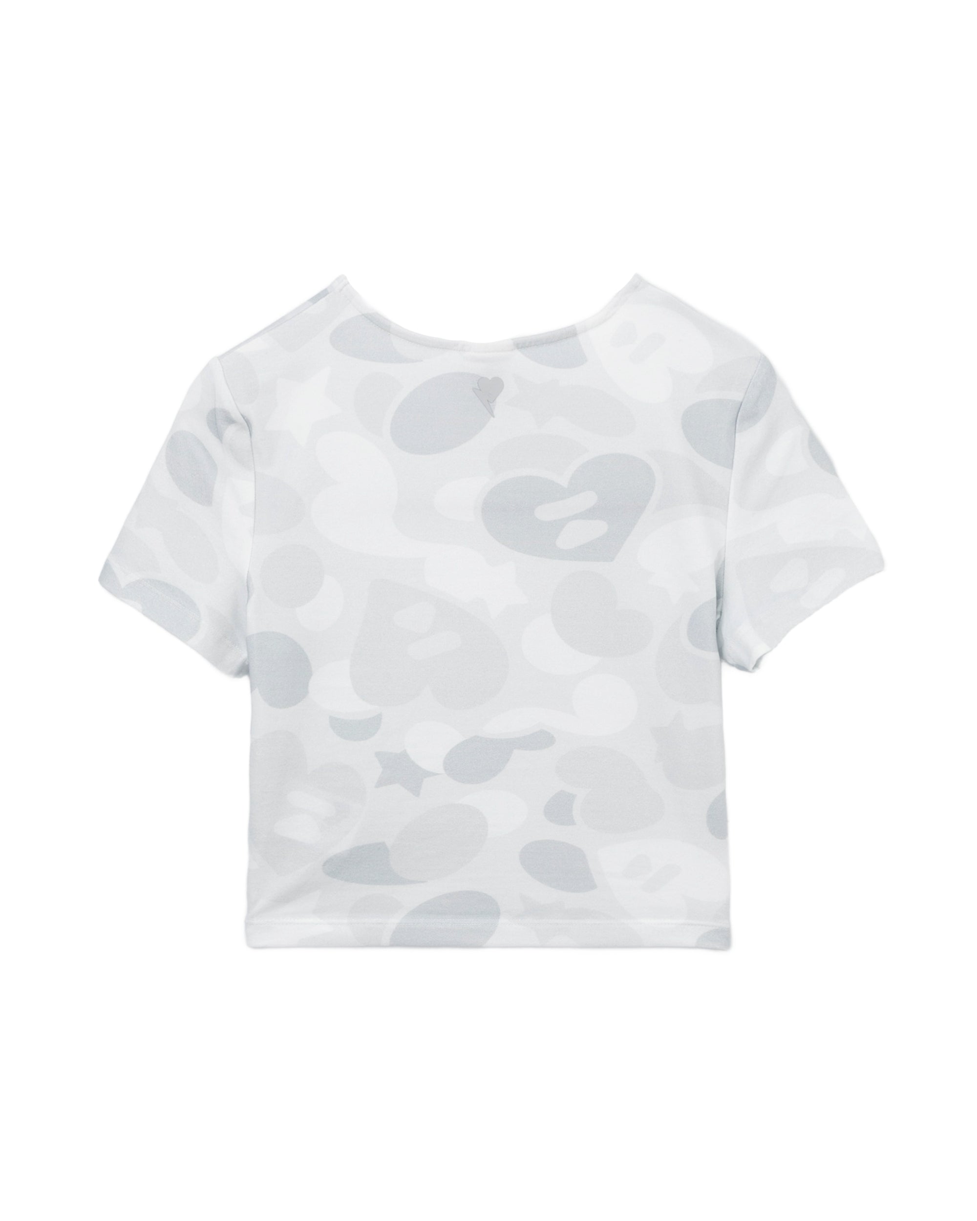 Printed crop tee