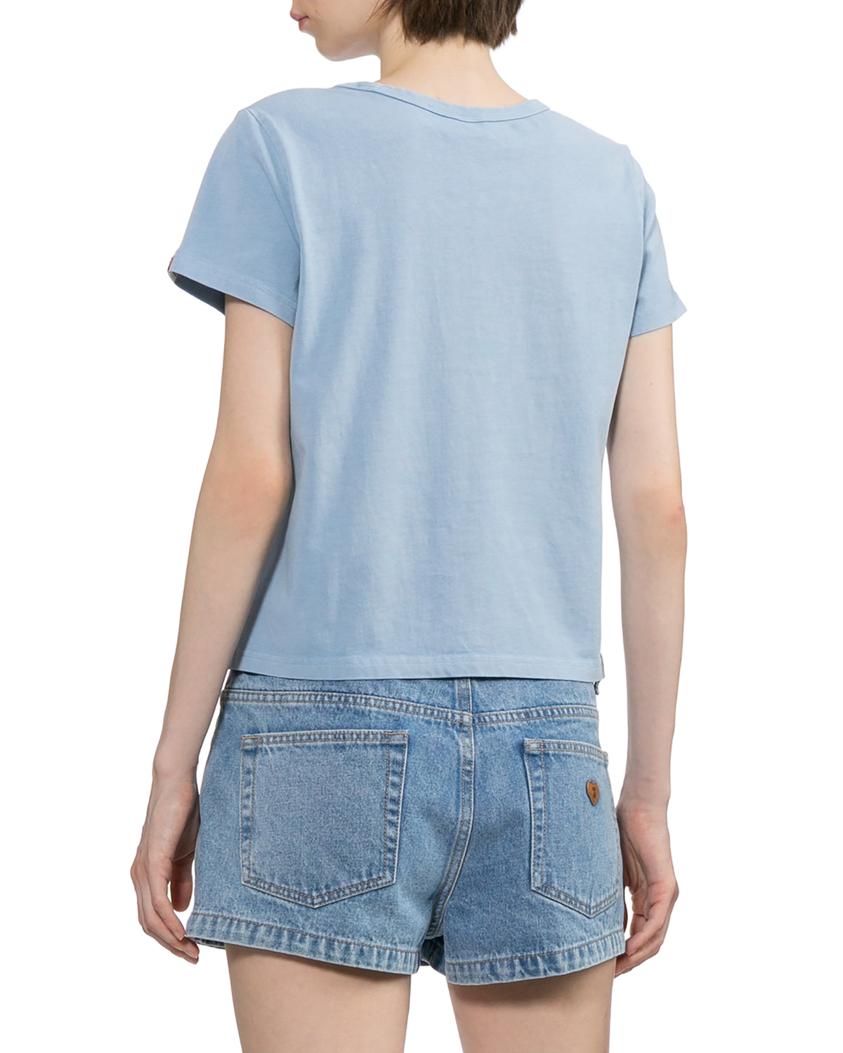 Logo embroidered tee