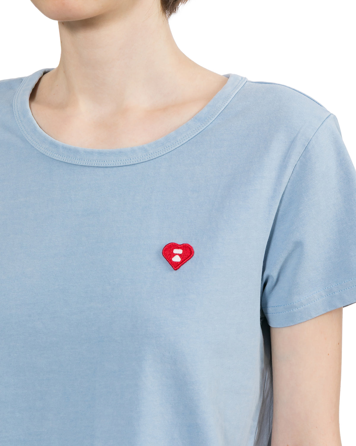Logo embroidered tee