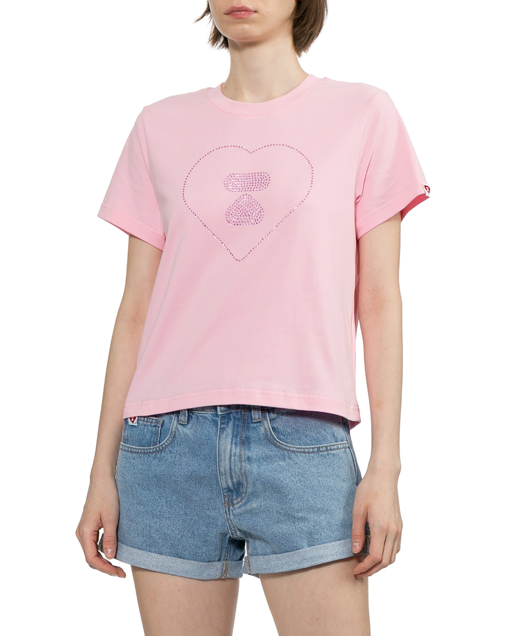 Heart moonface tee