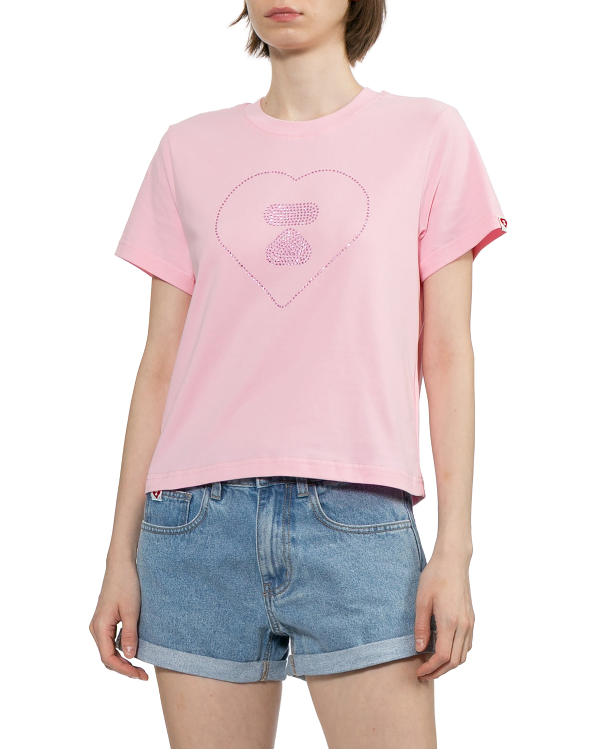 Heart moonface tee