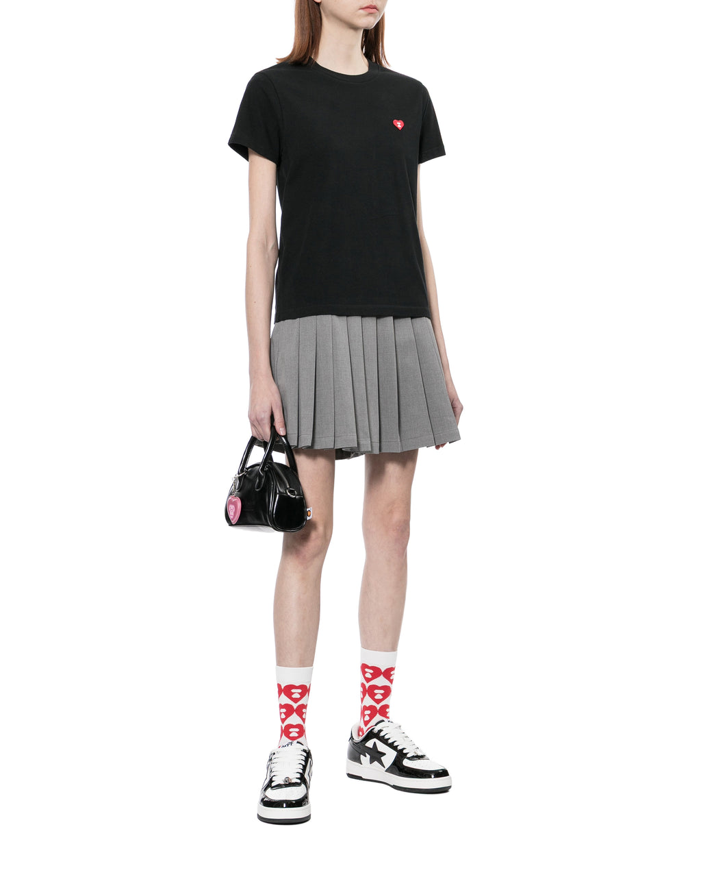 Heart badge tee