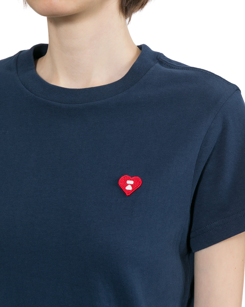 Logo embroidered tee