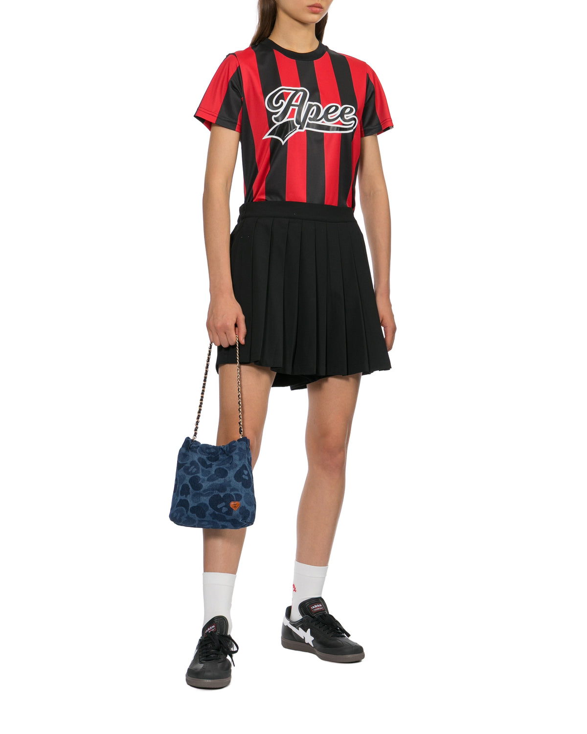 Stripe football tee