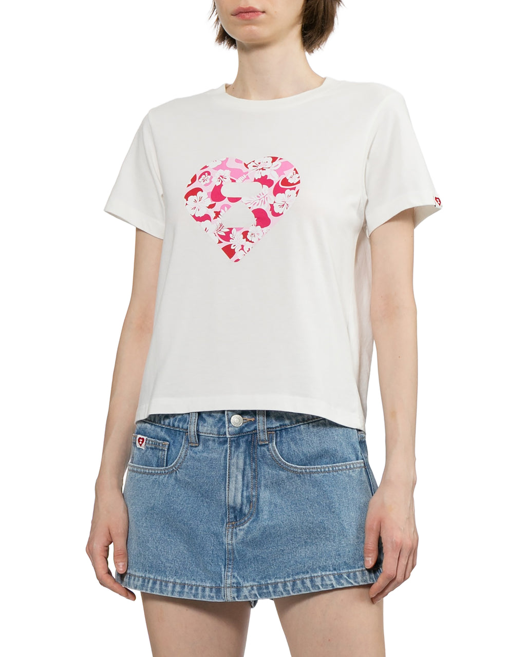 Heart moonface tee