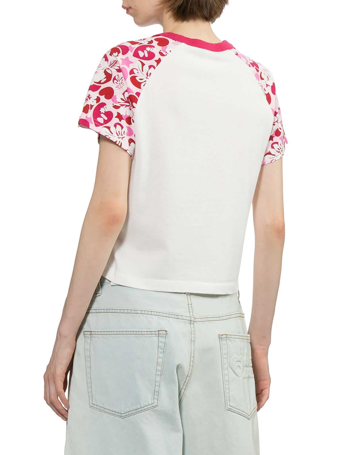 Heart moonface logo tee