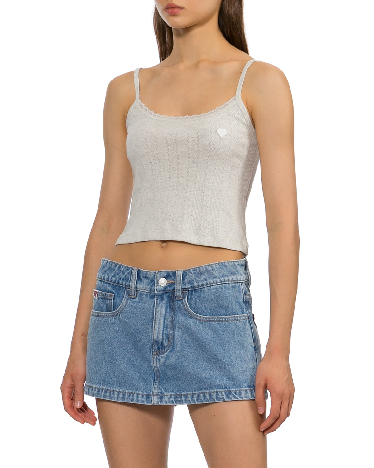 Lace trim cami