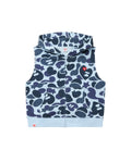 Patterned hooded vest