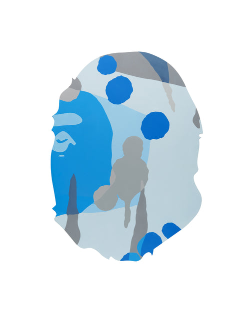 BAPE® Head Blue By Stash Print