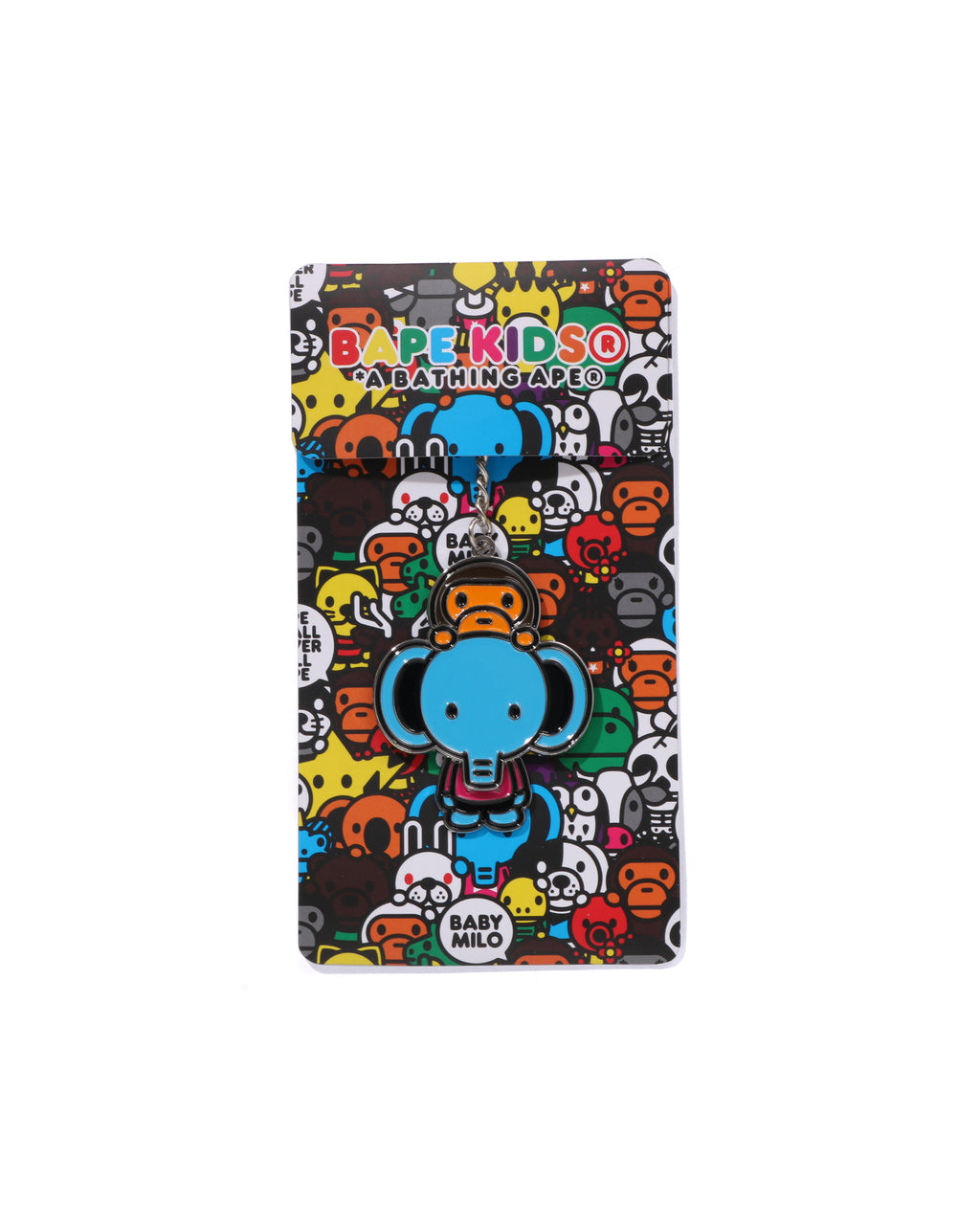 Kids Eleph on Baby Milo Metal Keychain