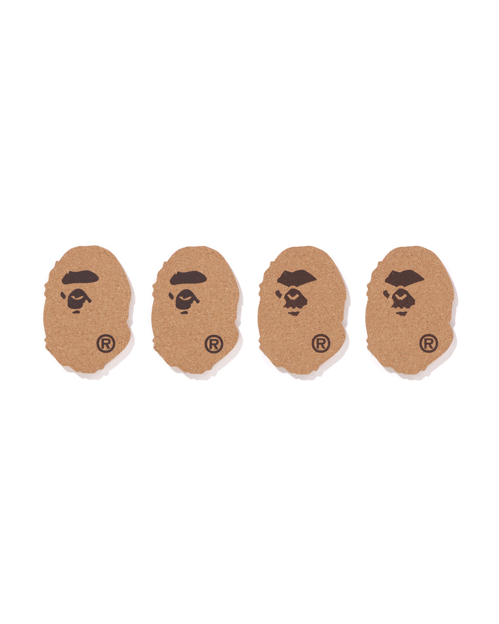 Ape Head Cork Coaster
