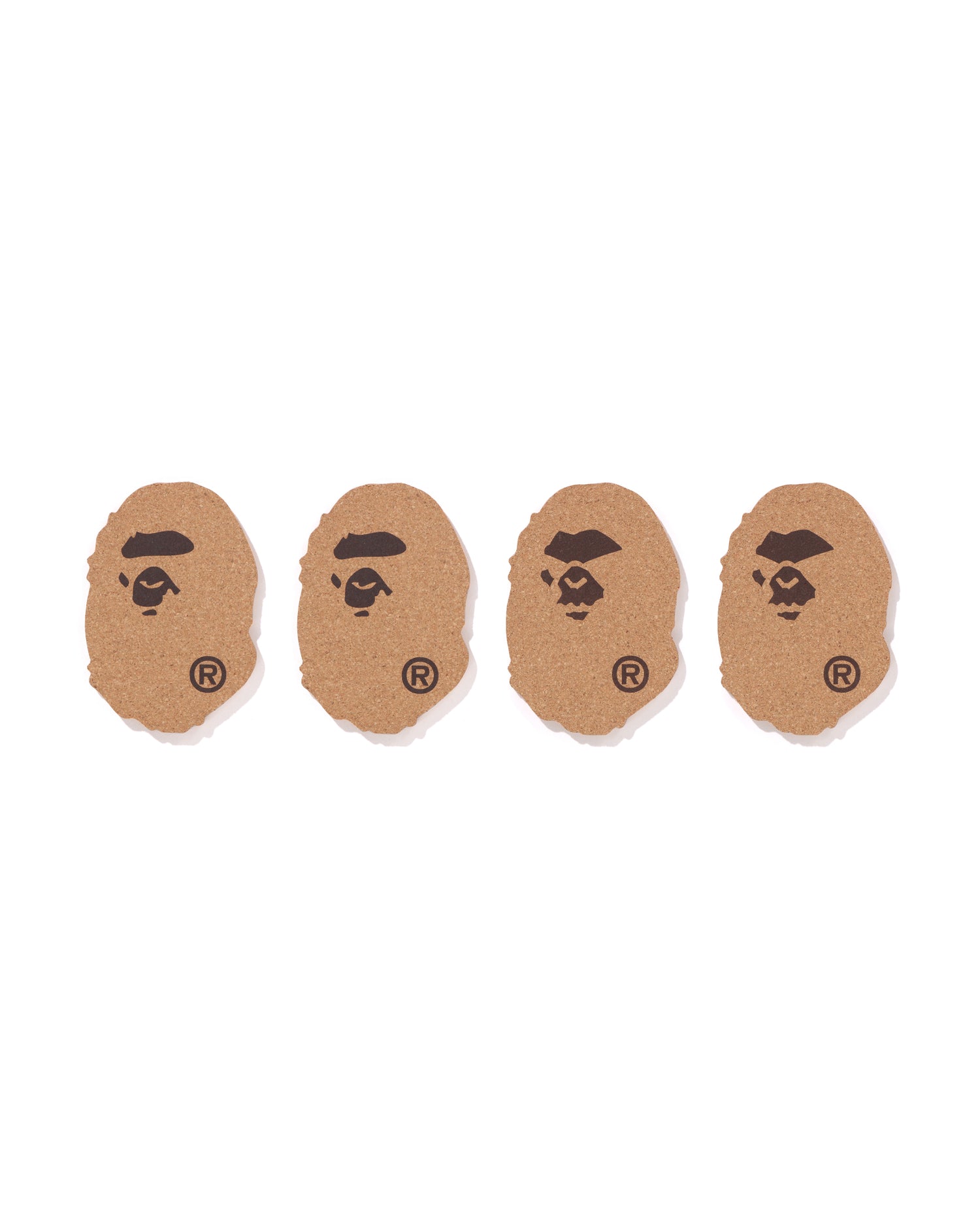 Ape Head Cork Coaster