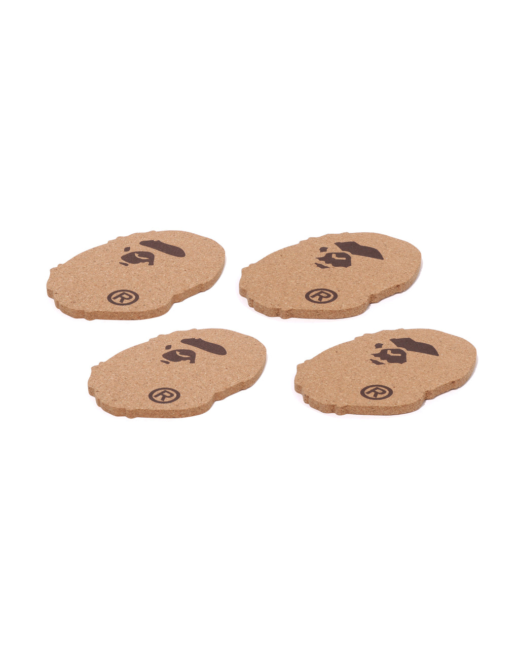 Ape Head Cork Coaster