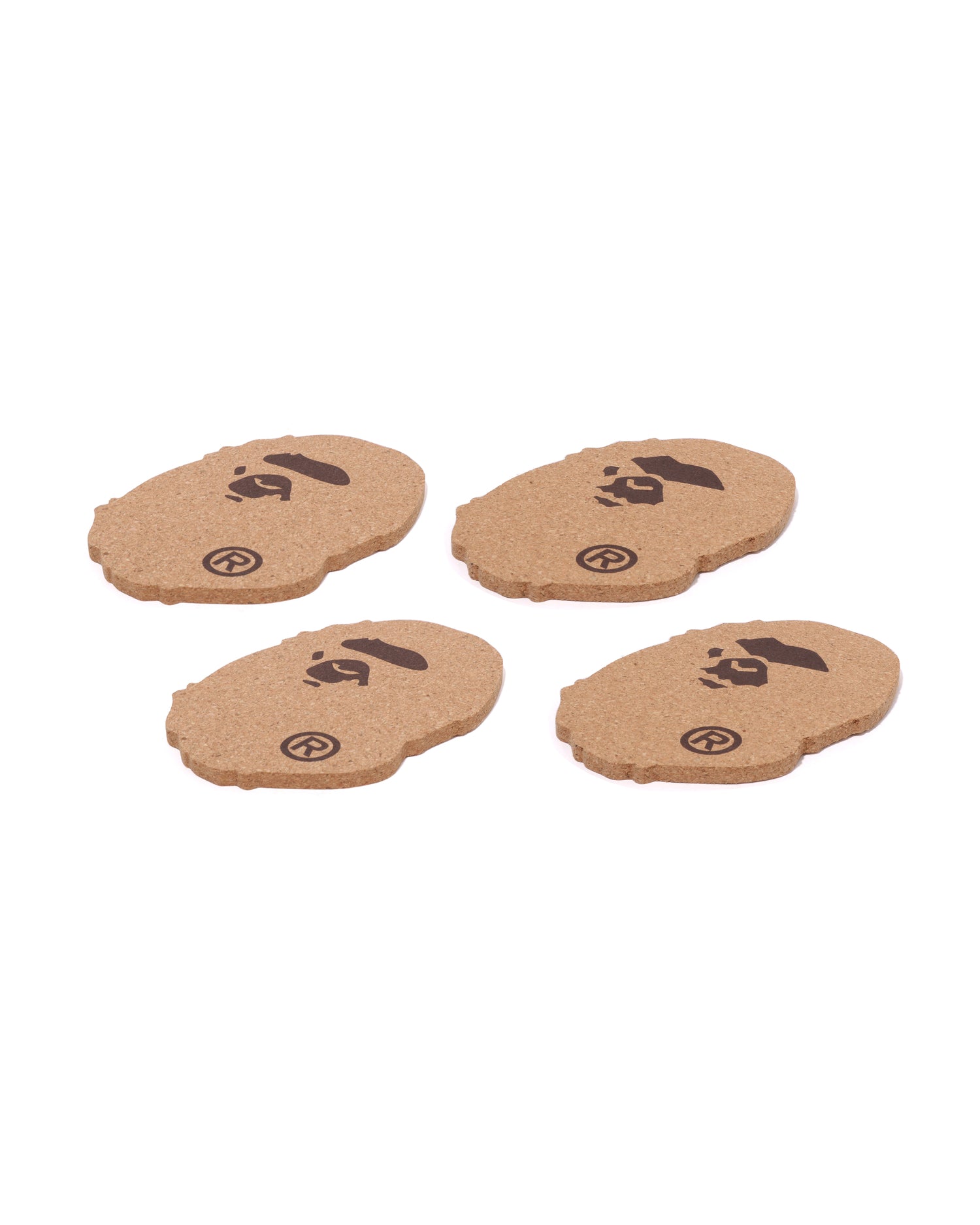 Ape Head Cork Coaster