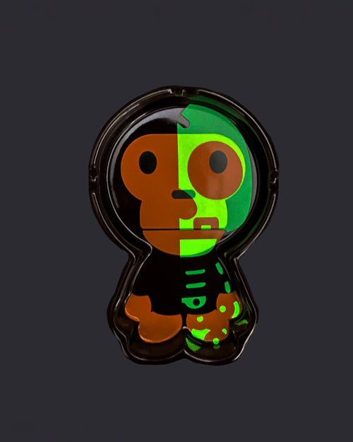 Baby Milo Skull Glow in the Dark Tray