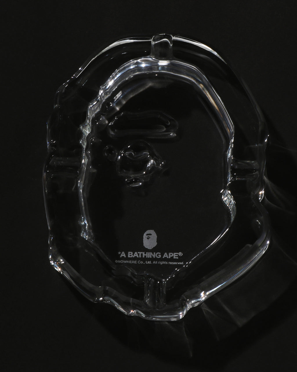 Ape Head Glass Ashtray