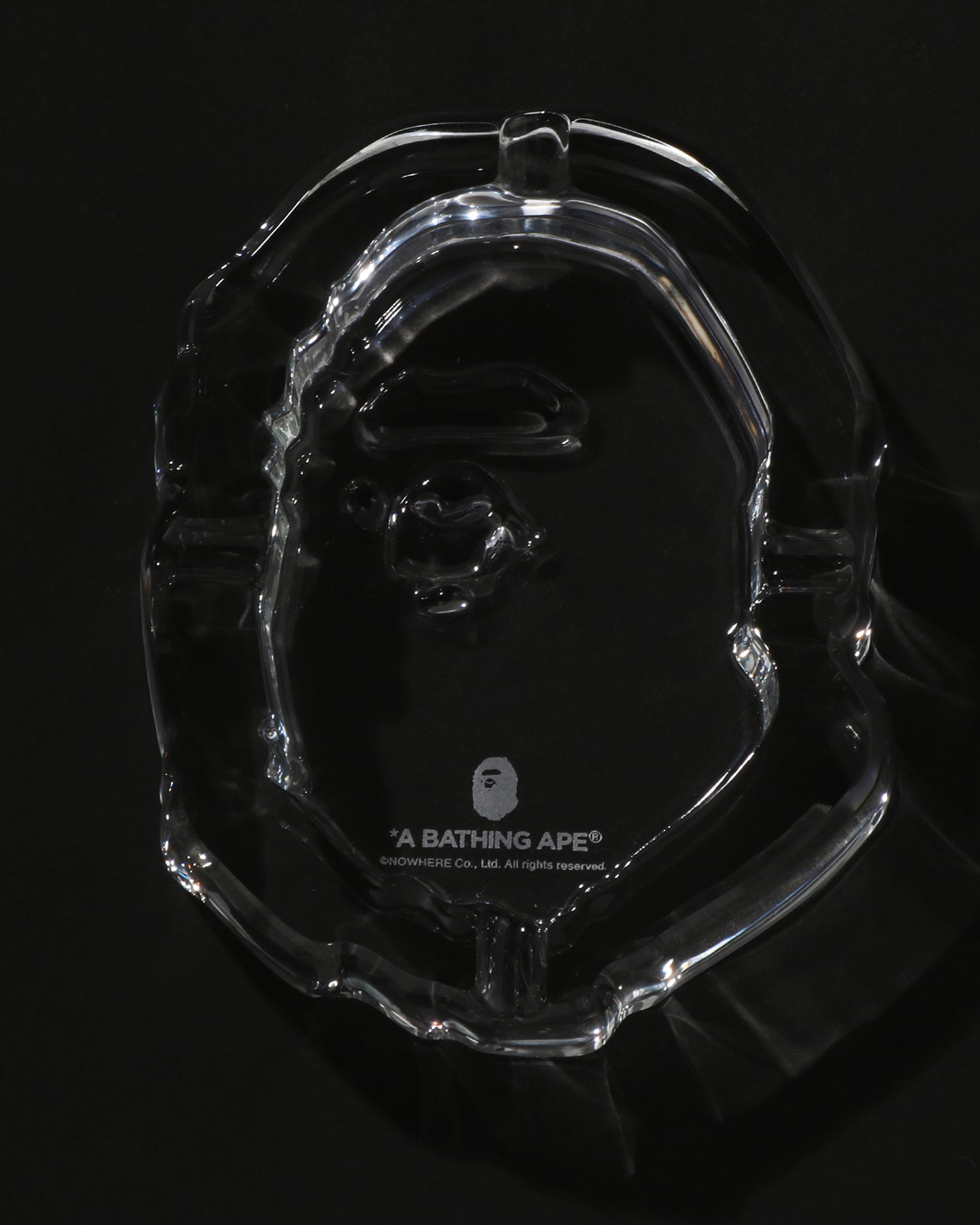 Ape Head Glass Ashtray