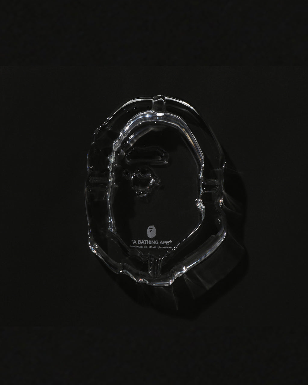 Ape Head Glass Ashtray
