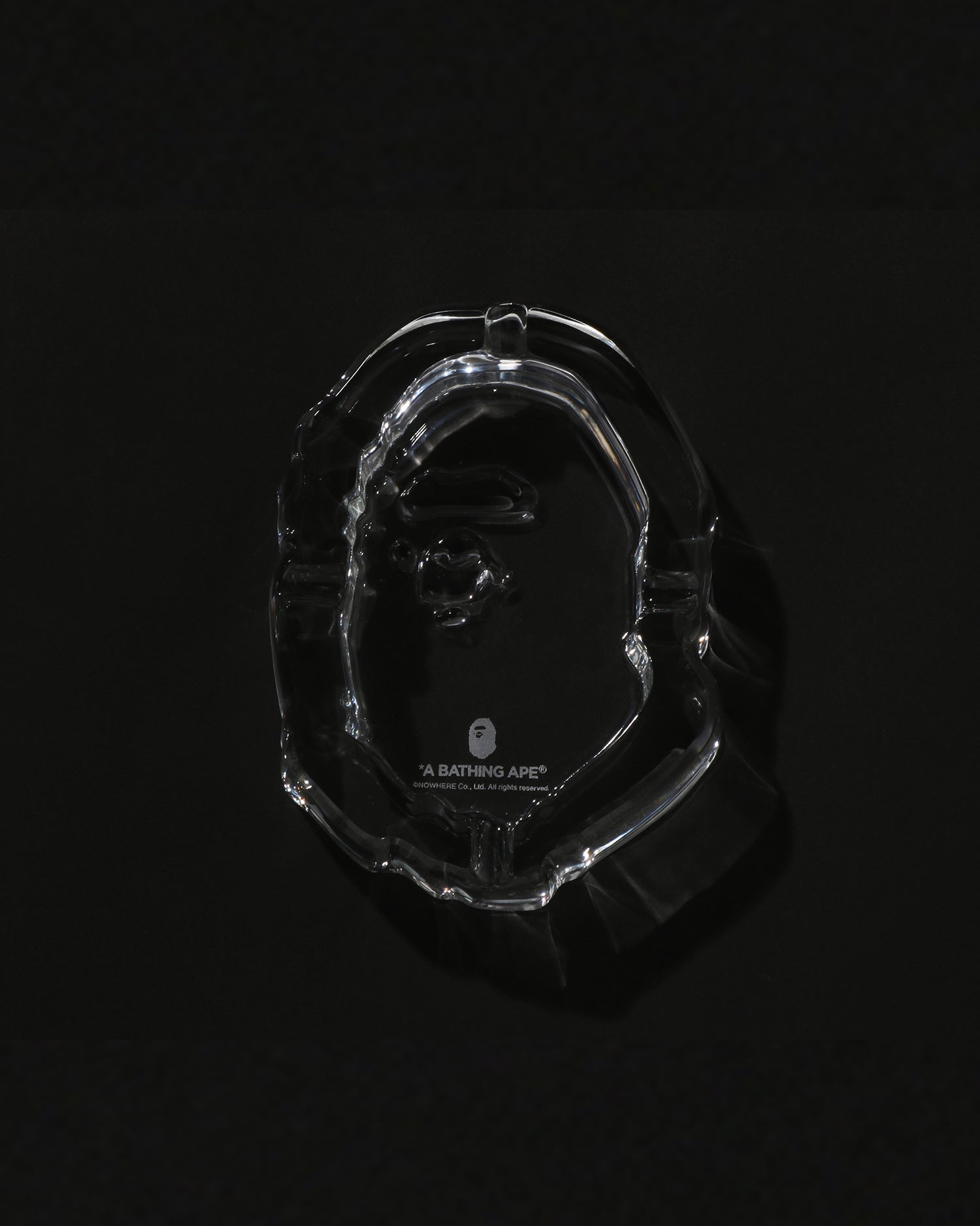 Ape Head Glass Ashtray