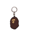 Ape Head Rubber Keychain