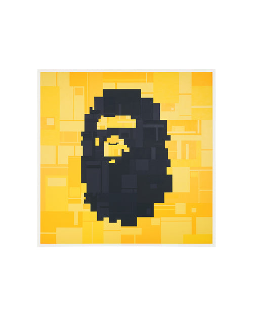 BAPE Head Yellow & Black By Adam Lister Print