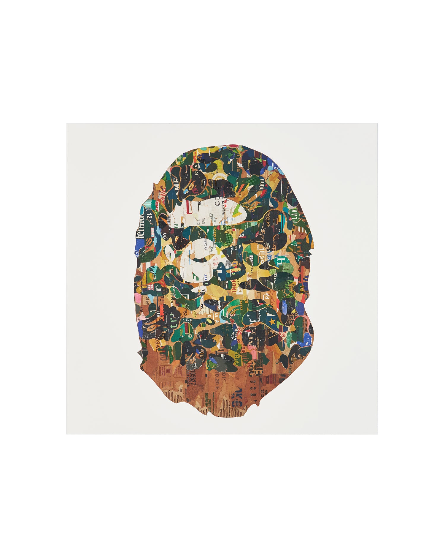 BAPE Ape Head Pop (ABC Camo Green) By Tomotatsu Gima Print
