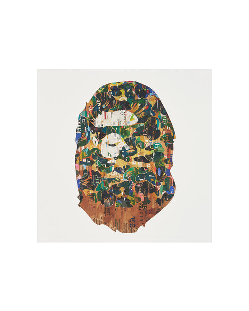 BAPE Ape Head Pop (ABC Camo Green) By Tomotatsu Gima Print