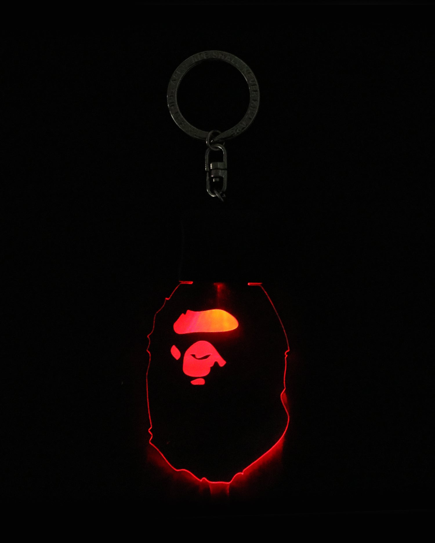 Ape Head Led Keychain