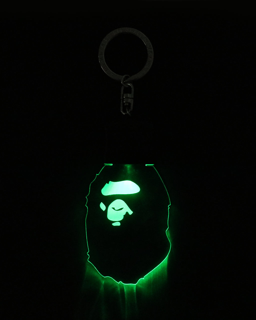 Ape Head Led Keychain