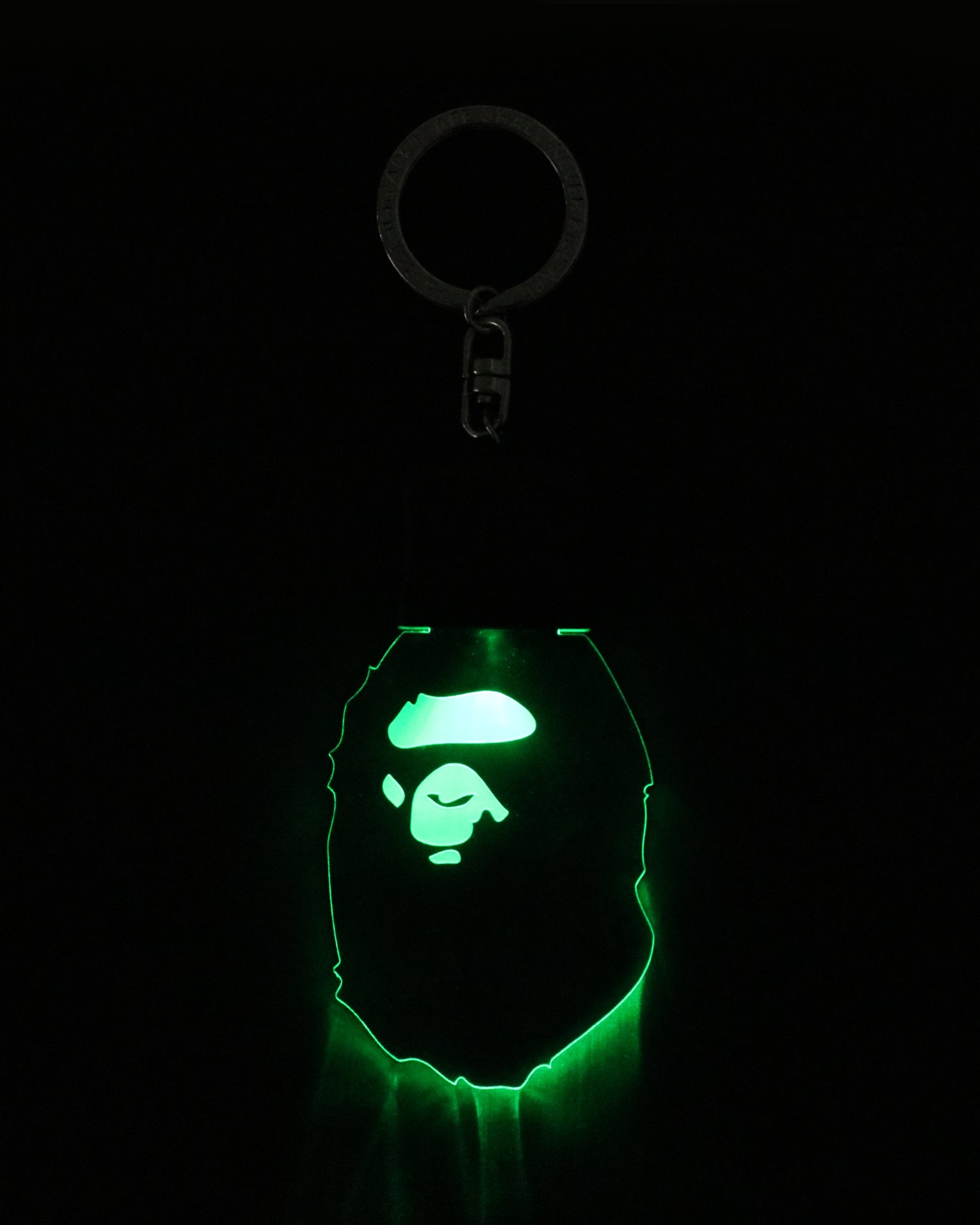 Ape Head Led Keychain