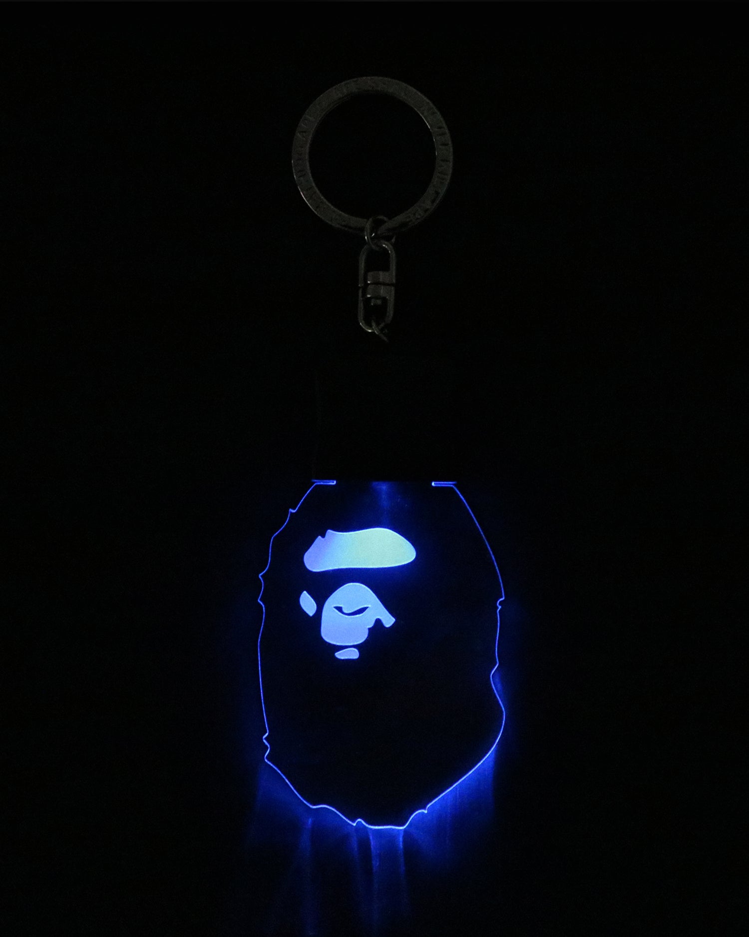 Ape Head Led Keychain