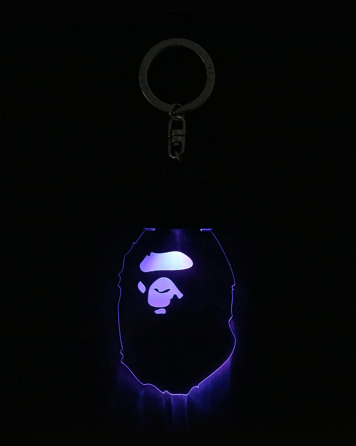 Ape Head Led Keychain