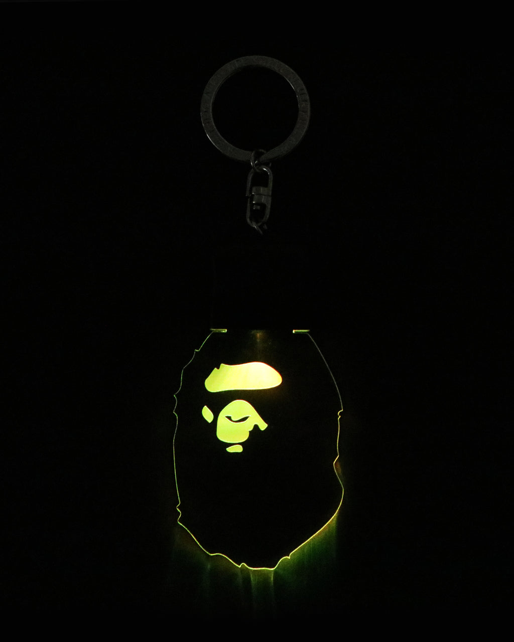 Ape Head Led Keychain