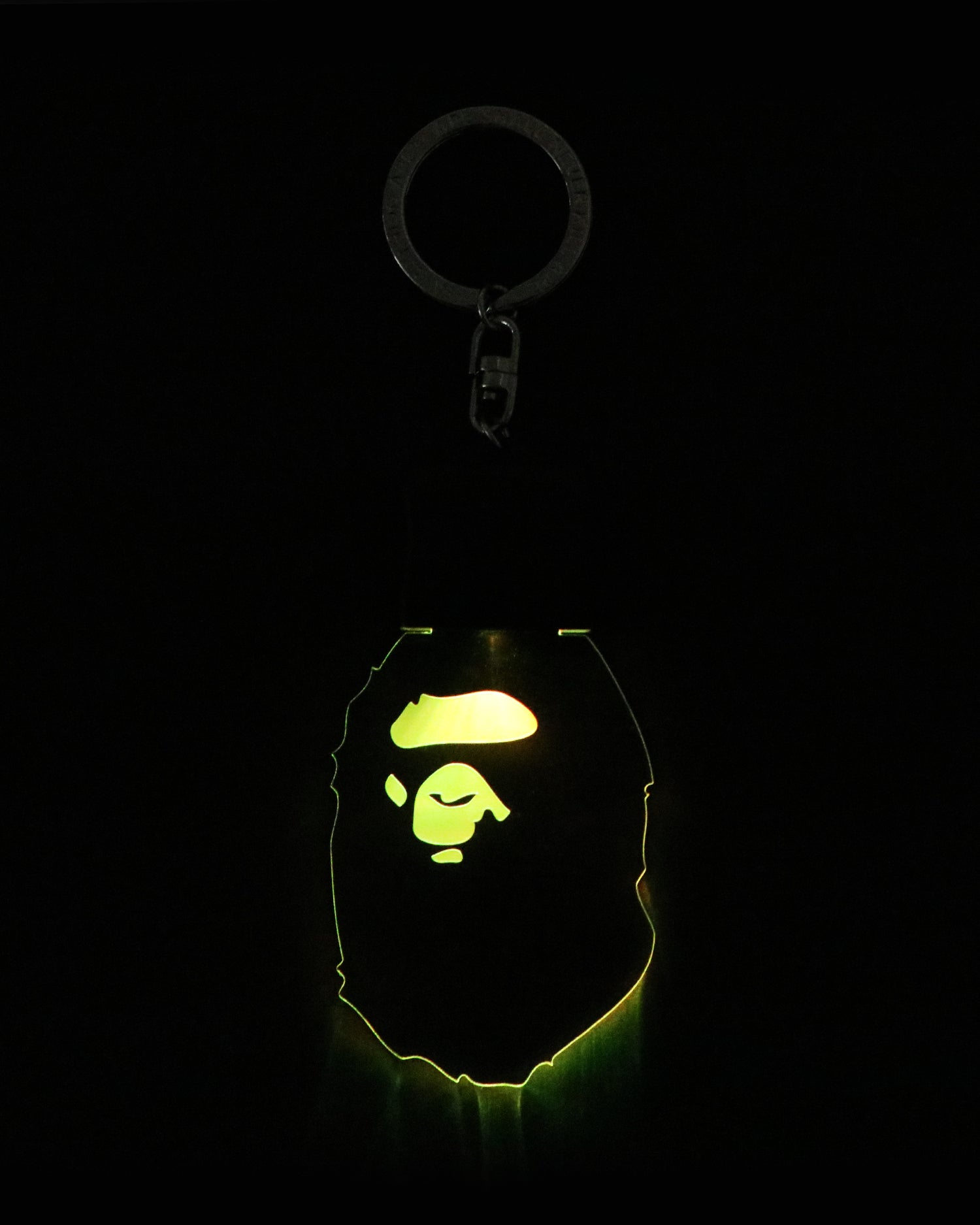 Ape Head Led Keychain